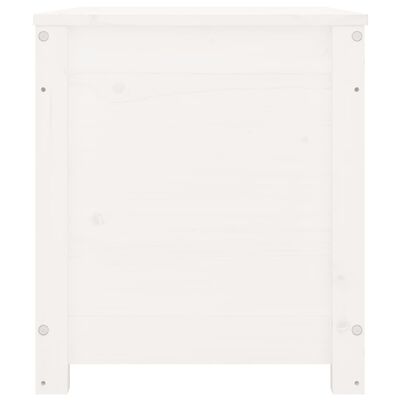 vidaXL Säilytyslaatikko valkoinen 80x40x45,5 cm täysi mänty