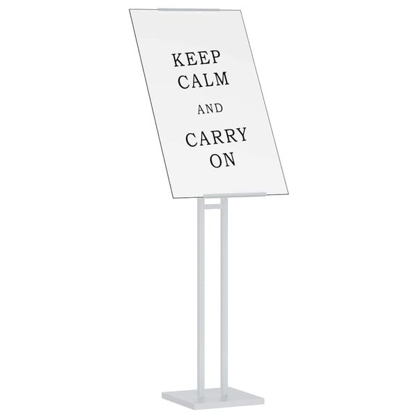 vidaXL Messun&auml;yt&ouml;t 2 pcs Valkoinen 26,5 x 26,5 x 150 cm Ter&auml;s