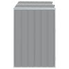 vidaXL Wheelie Bin S&auml;ilytys Double Bins Harmaa 144x81x113 cm Ter&auml;s