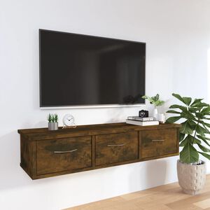 vidaXL TV-sein&auml;kaappi savutammi 88x26x18,5 cm tekninen puu