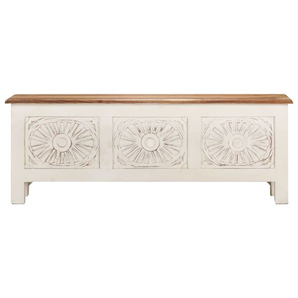 vidaXL Säilytyslaatikko 110x30x40 cm täysi akaasiapuu