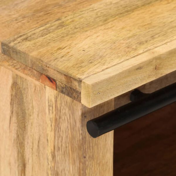 vidaXL TV-taso 90x35x40 cm täysi mangopuu