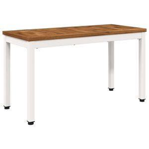 vidaXL Puutarhapenkki 80,5 x 35 x 45 cm Tihe&auml; akasiapuu Suorakaide