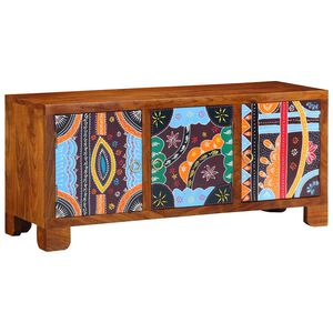 vidaXL Kenk&auml;penkki ovella Hunajaruskea 100 x 35 x 45 cm Akasiapuu
