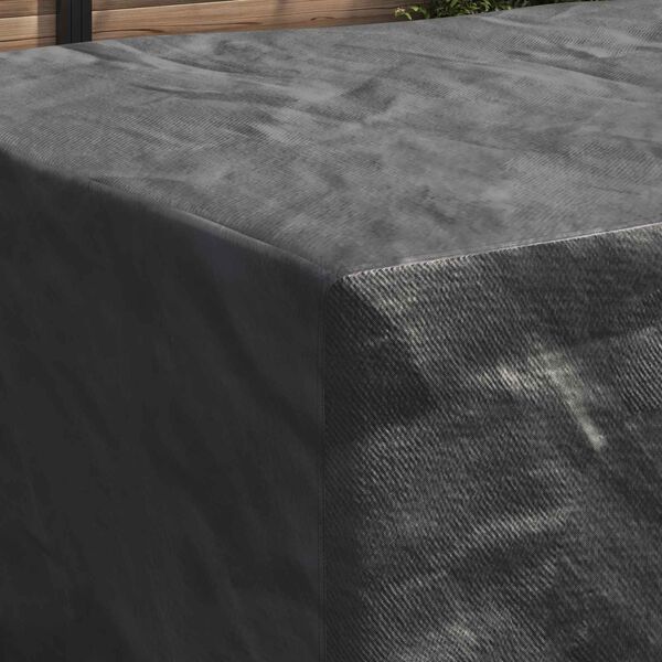 vidaXL Huonekalusuojus Yksiv&auml;rinen Musta 240 x 160 x 100 cm 600D