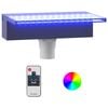 vidaXL Vesiputous RGB LED-valoilla akryyli 30 cm