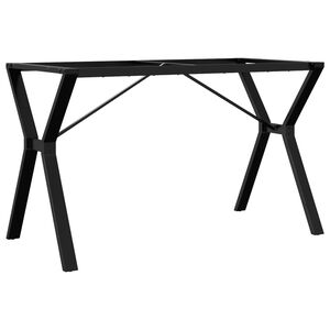 vidaXL Ruokap&ouml;yd&auml;n jalat Y-muoto 120x60x73 cm ter&auml;st&auml;