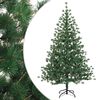 vidaXL Salkomallinen tekoinen joulukuusi 150 cm PVC ja metalli Vihre&auml;