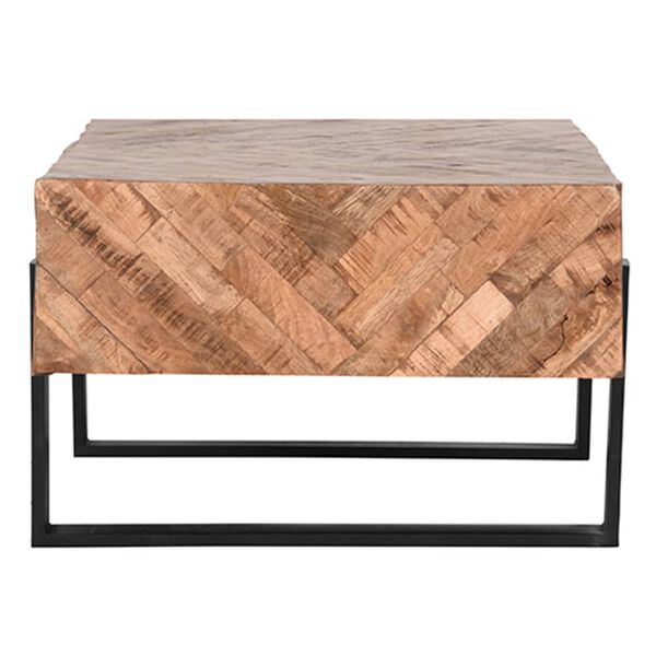 LABEL51 Sohvapöytä Float 90x60x40 cm puu/musta