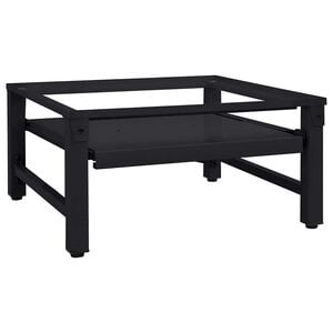 vidaXL Pesukoneen jalusta Musta 62 x 60,5 x 32,5 cm Ter&auml;s
