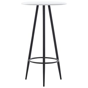 vidaXL Baarip&ouml;yt&auml; valkoinen 60x107,5 cm MDF