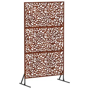 vidaXL Yksityisyysn&auml;ytt&ouml; 100 x 50 x 180 cm S&auml;&auml;nkest&auml;v&auml; ter&auml;s