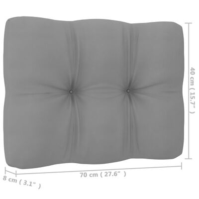 vidaXL 5-osainen Puutarhasohvasarja tyynyillä täysi mänty
