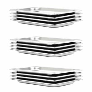 vidaXL Ruokavuoat 12 kpl GN 1/3 20 mm ruostumaton ter&auml;s