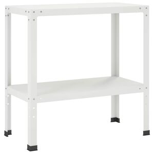 vidaXL Istutusp&ouml;yt&auml; 100 x 40 x 80 cm Jauhemaalattu Ter&auml;s valkoinen