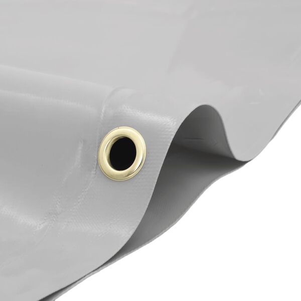 vidaXL Pressu harmaa Ø 4 m 650 g/m²