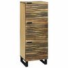 vidaXL Highboard Ruskea 40 x 33 x 110 cm t&auml;ysi mangopuu