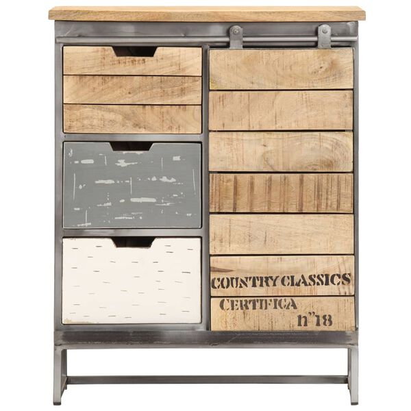 vidaXL Senkki 60x30x70 cm t&auml;ysi mangopuu