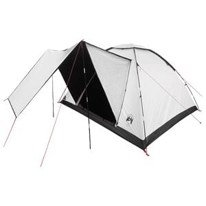 vidaXL Leirint&auml;teltat katolla Valkoinen Mustoutus 335 x 275 x 180 cm