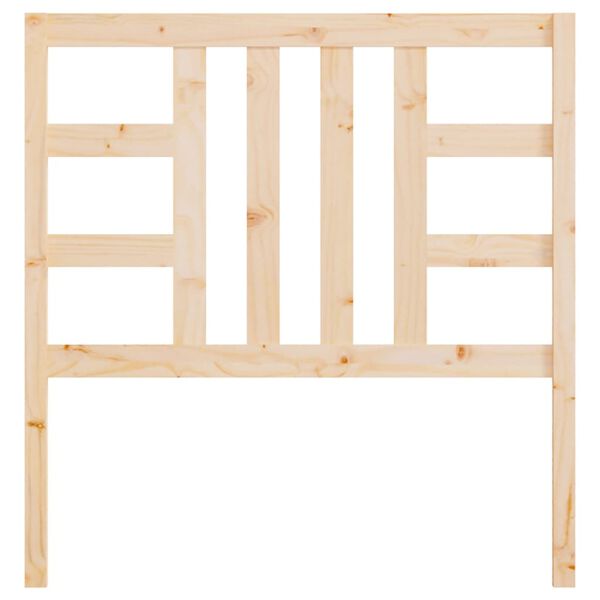 vidaXL Sängynpääty 96x4x100 cm täysi mänty