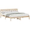vidaXL S&auml;ngyn runko Ruskea 6FT Super King Size Massiivinen m&auml;nty