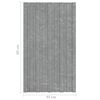 vidaXL Kattopaneeli 36 kpl galvanoitu ter&auml;s hopea 80x45 cm