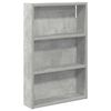 vidaXL Kylpyhuoneen sein&auml;kaappi Betoni Harmaa 40 x 10 x 60,5 cm