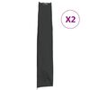 vidaXL Aurinkovarjon suojat 2 kpl 170x28/32 cm 420D Oxford