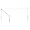 vidaXL Aita ja Tuki Hopea 0,8 x 25 m Ter&auml;s
