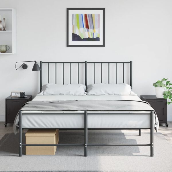 vidaXL Y&ouml;p&ouml;yd&auml;t 2 kpl musta 36x39x43,5 cm ter&auml;s