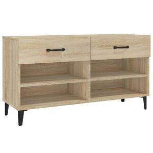 vidaXL Kenk&auml;kaappi Sonoma-tammi 102x35x55 cm tekninen puu