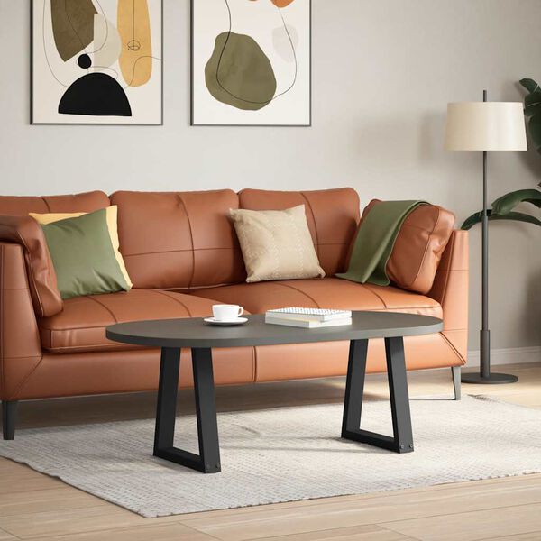 vidaXL Sohvap&ouml;yd&auml;n jalat V-muotoiset 2 kpl musta 38x(42-43,3) cm ter&auml;s