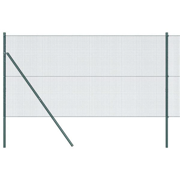 vidaXL Aitalatu Vihre&auml; 50 x 1 m (16 x 16 mm verkko) Ter&auml;s ja PVC