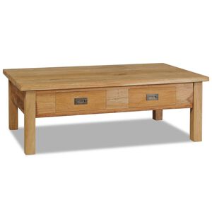 vidaXL Sohvap&ouml;yt&auml; Kiinte&auml; tiikki 100x60x35 cm