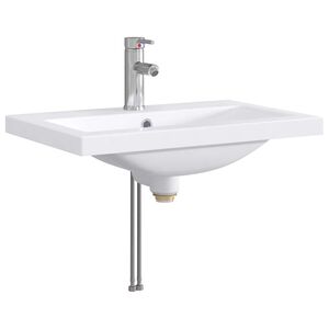 vidaXL Kylpyhuoneen pesuallas Kromi 61 x 40 x 16,5 cm Metalli