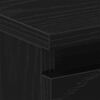 vidaXL Yöpöytäkaappi 2 pcs Musta tammi. 40 x 30 x 39 cm Tekninen puu