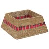 vidaXL Joulupuun kaula Neli&ouml; Luonnollinen 50 x 50 x 25 cm Merilev&auml;
