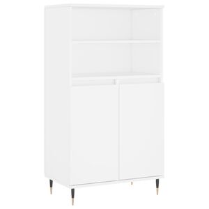 vidaXL Kaappi valkoinen 60x36x110 cm tekninen puu