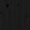 vidaXL S&auml;ngynrunko musta t&auml;ysi puu 90x200 cm