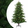 vidaXL Tekojoulukuusi 120 cm 150 LEDi&auml; L&auml;mpim&auml;n Valkoinen