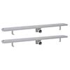 vidaXL Lineaarinen suihkukaivo 2 kpl 1030x140 mm ruostumaton ter&auml;s