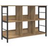 vidaXL Kirjahylly 6 tasoa 102 x 32 x 72,5 cm Tekninen puu