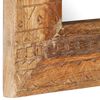 vidaXL Käsinveistetty peili 50x50x2,5 cm täysi mangopuu