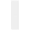 vidaXL Vaatekaappi valkoinen 50x50x200 cm tekninen puu