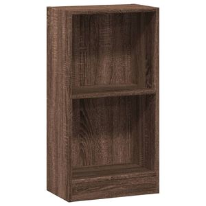 vidaXL Kirjahylly ruskea tammi 40x24x76 cm tekninen puu