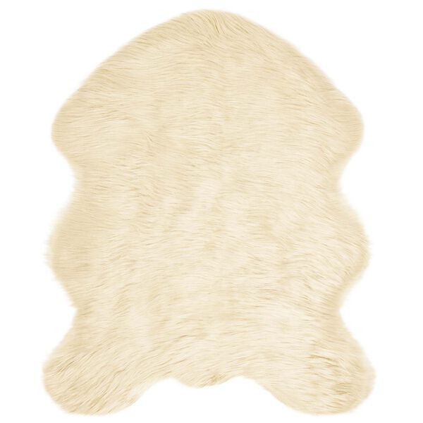 vidaXL Keinotekoista Lammasnahkaa Matto Tafalla Kerma 50 x 80 cm