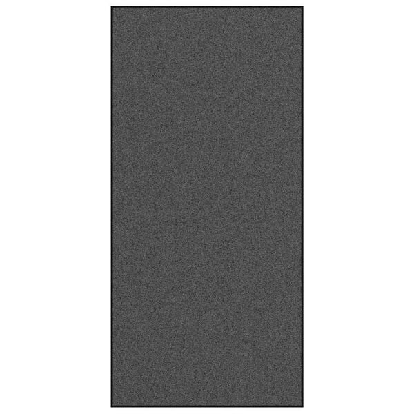 vidaXL Ovenmatto Antrasiitti ja musta 120 x 250 cm Polyamidi ja PVC