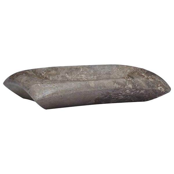 vidaXL Pesuallas harmaa 50x35x10 cm marmori