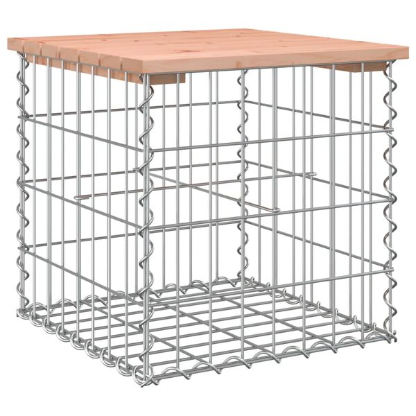 vidaXL Puutarhapenkki kivikori tyyli 43x44x42 cm täysi douglaskuusi