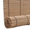 vidaXL Rullaverho bambu 140x220 cm ruskea